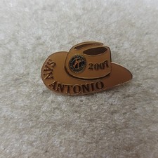 Kiwanis Pin San Antonio 2007 Convention Cowboy Hat Western Lapel Collector Rare