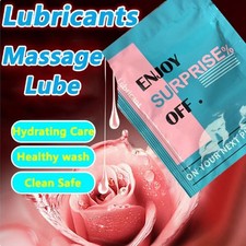 Water Based Personal Lubricant Single Use Sachet Packets Travel Size Lube Gel
