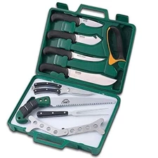 Game Processor, PR-1, Complete 12-Piece Hunting Knife Kit for Processing Big ...