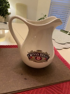 Vintage Chivas Regal Scotch Whisky Pitcher Breweriana Kitchen / Bar Ware 7  Tall