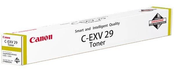 Canon C-EXV29Y (2802B002) Cartouche de toner Jaune authentique (TVA incluse) - Photo 1/1