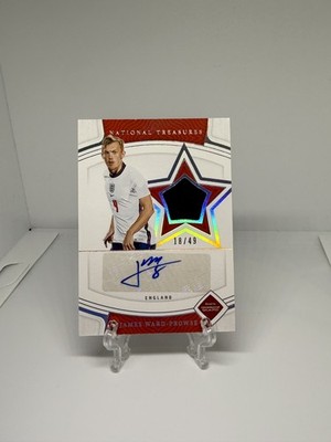 2022 National Treasures FIFA World Cup James Ward-Prowse Jersey Auto /49
