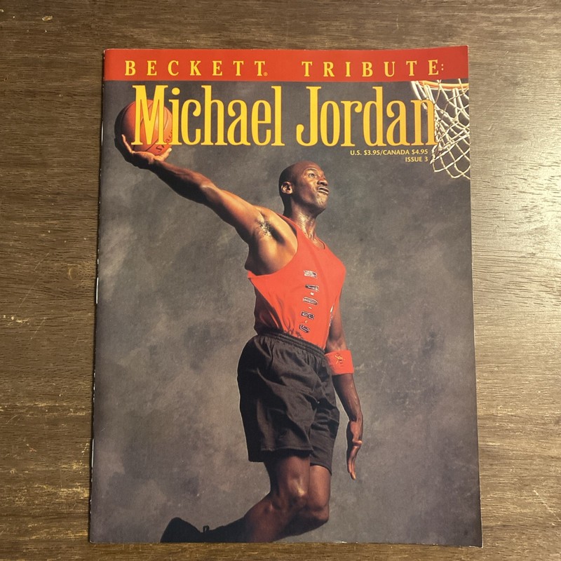 MICHAEL JORDAN Beckett Tribute Magazine Issue 3 1993 Chicago BULLS MJ