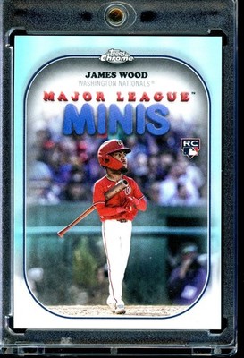James Wood 2025 Topps Chrome Update Series Major League Minis