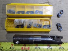 KENNAMETAL coolant thru indexable end mill 3/4" dia 10 EDPT 140431 140420 insert