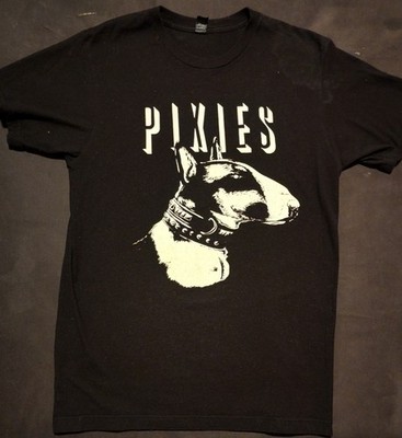 Pixies Bull Terrier Shirt ''Here Comes Your Man'' Indie Rock Band T Size L Y2K VIN