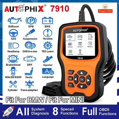 AUTOPHIX 7910 Elite Vollsystem-Diagnosegerät für BMW Codeleser & OBD2-Scanner