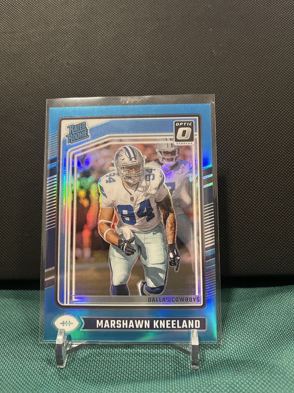 Marshawn Kneeland Panini Donruss Optic #274 Aqua