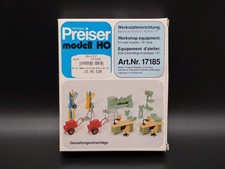 PreiserH0 171185 Werkstatteinrichtung z.T. schon aufgebaut mit OVP