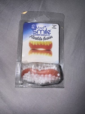 Instant Smile Teeth BOTTOM Fake Cosmetic Dental Dr Bailey's Veneer Novelty (J6)