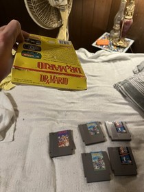 Giochi Nintendo NES Dr Mario con scatola originale e 2 Mario/caccia all'anatra e calcio