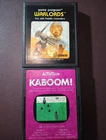 Atari Paddle Lot - Kaboom And Warlords