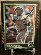 2025 Panini Donruss Optic Miguel Tejada Black Velocity Prizm #79 Orioles
