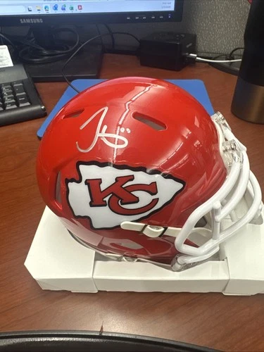 Kansas City Chiefs autographed signed mini helmet JSA Tyreek Hill