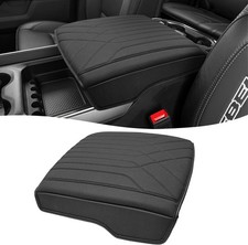 Center Console Armrest Cover for 2019-2026 Dodge Ram 1500 2500 5th Gen Black