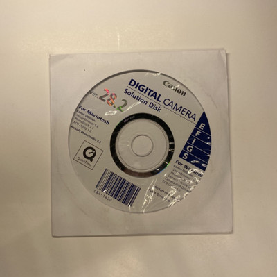 Canon Digital Camera Solution Disk Version 28.2 for Macinstosh and Windows ~