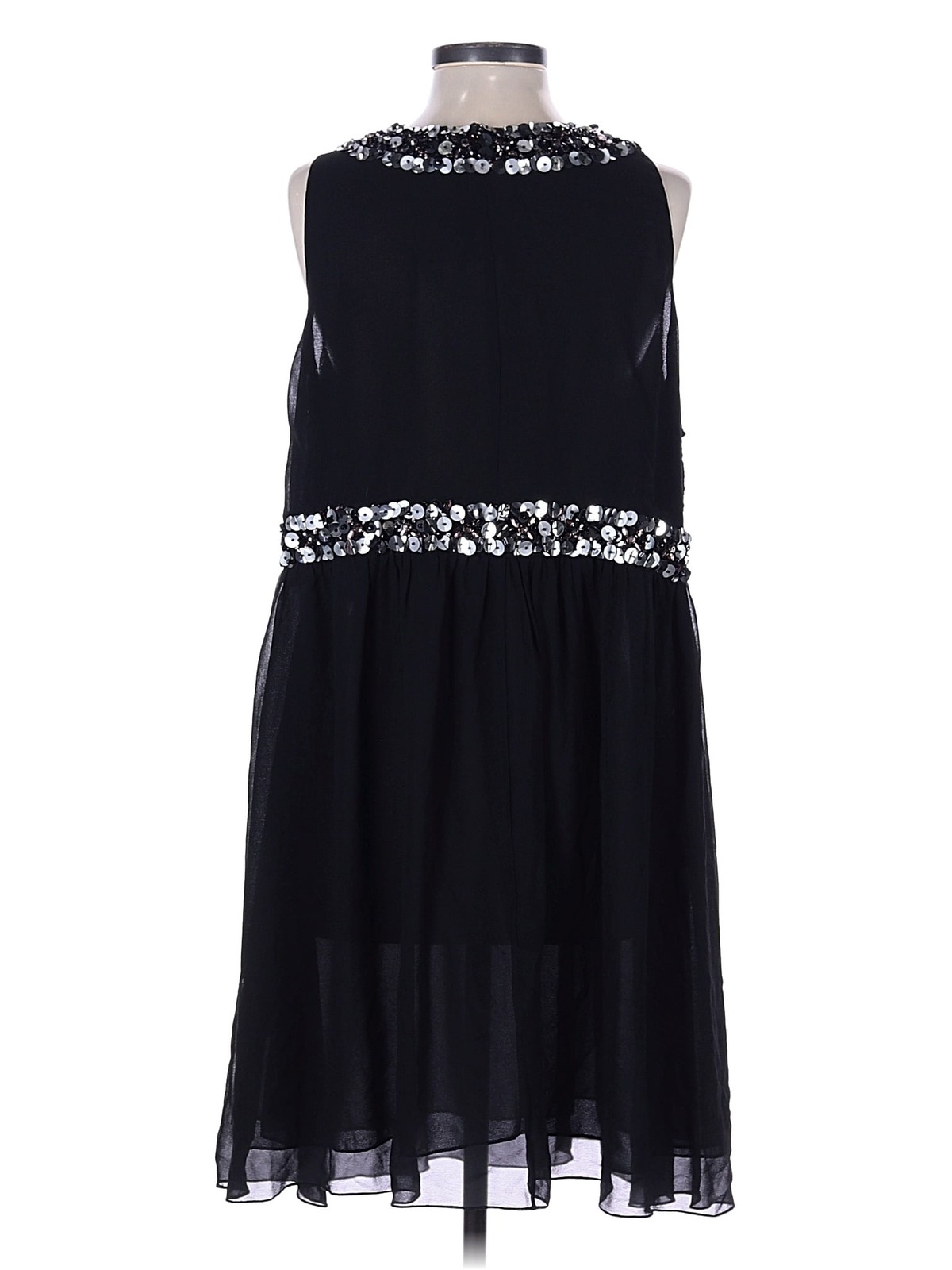 NWT RED Valentino Women Black Cocktail Dress 48 italian thumbnail 2