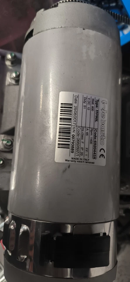 Webasto Elektromotor / Antriebseinheit HP60L – 12 V – 600 W 6920443X - Bild 4 von 4