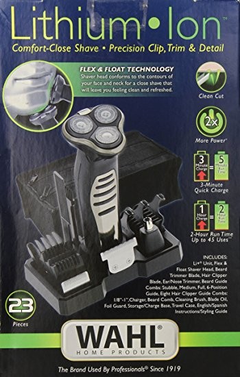 Wahl 9994 Lithium Ion ComfortClose Shaver FourinOne Grooming