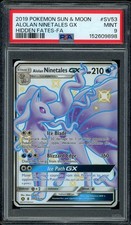 Pokemon PSA 9 Alolan Ninetales GX SV53/SV94 Sun & Moon Hidden Fates Shiny Vault on eBay