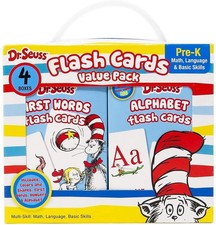 Leap Year Dr. Seuss 4-in-1 Educational Flash Cards Value Pack  Abc's Alphabe...