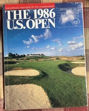 1986 US OPEN GOLF CHAMPIONSHIP PROGRAM NEAR MINT Raymond Floyd