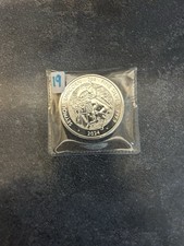 2 Oz Tudor Beasts 2024 Seymour Unicorn 9999 Fine Silver.