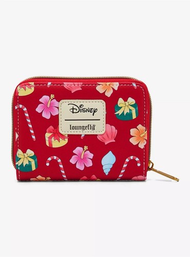 NWT Loungefly Disney Stitch & Angel Holiday Tree Mini Backpack & Wallet - Picture 8 of 10