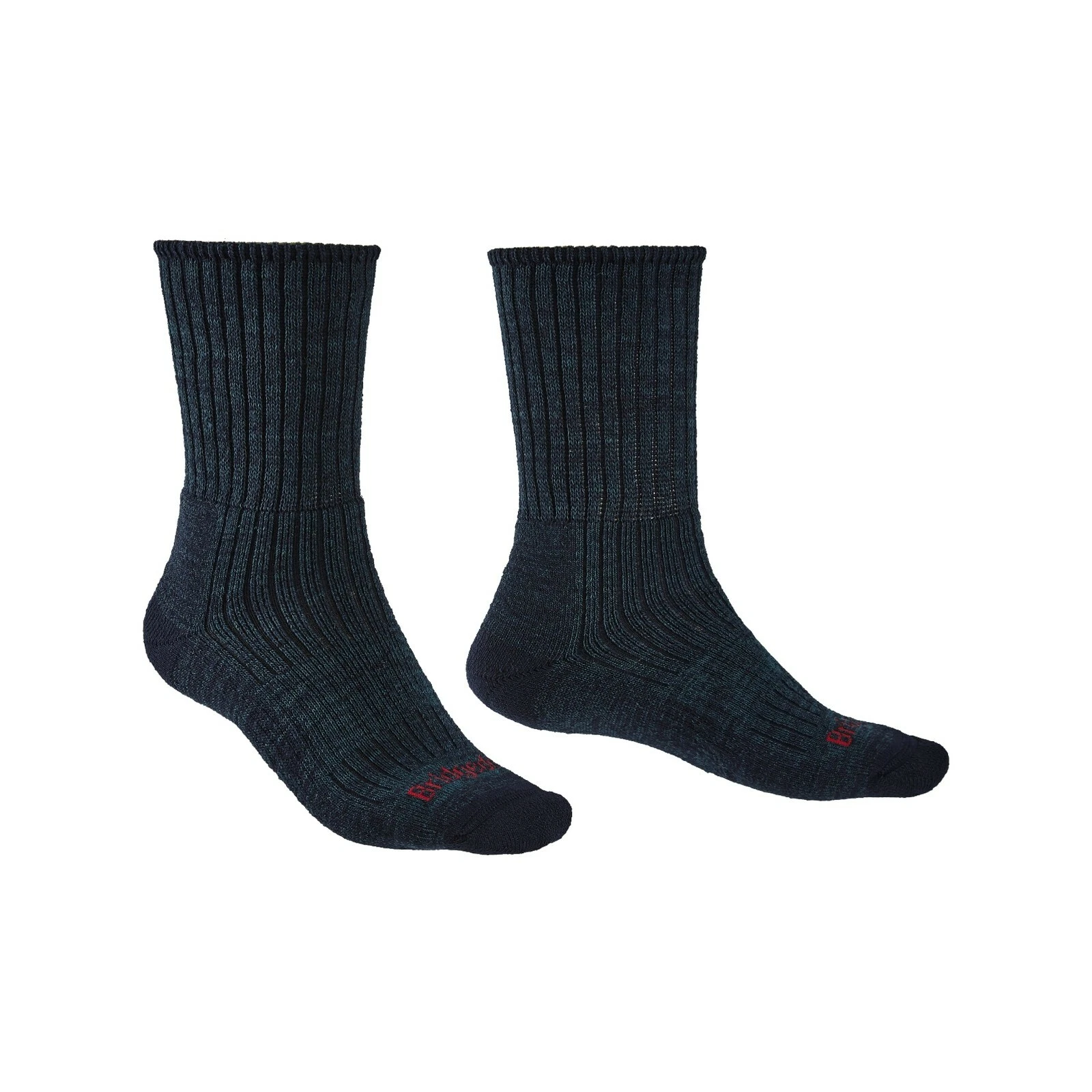 BRIDGEDALE TREKKER COMFORT FIT/MEN'S MIDWEIGHT MERINO COMFORT BOOT NAVY BLUE