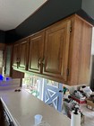 14-Pc Set Custom-made Formica Laminate Kitchen Cabinets and Countertops Cherry — photo 4