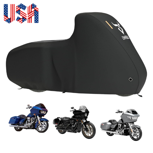 Motorcycle Cover Waterproof for Harley Heritage Softail Classic and up to 98’’ - Picture 1 of 9