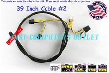 🔥 39" & 12" HPE ML350 Gen10 GPU External Power Cables 877628-B21 Two Cable Kit