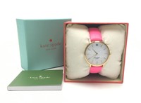 Kate Spade Ny 1yru0180 Metro Gold/pink Women's Watch $195 on sale Kate Spade Ny 1yru0180 Metro Gold/pink Women's Watch $195 on sale