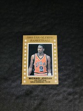 1984 MICHAEL JORDAN Co-Captain Gold Winning Team Trading Card