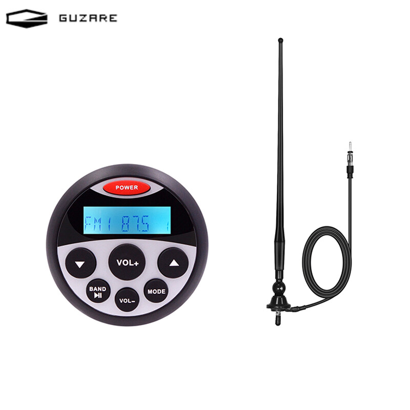 Waterproof Marine Stereo Boat AM FM Bluetooth Radio Receiver USB MP3 ...