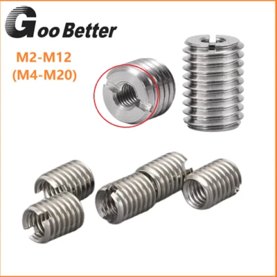 GOO BETTER Thread Adapter Fitting Reducer Threaded Inserts M4-M20 To M2-M12 Male To Female