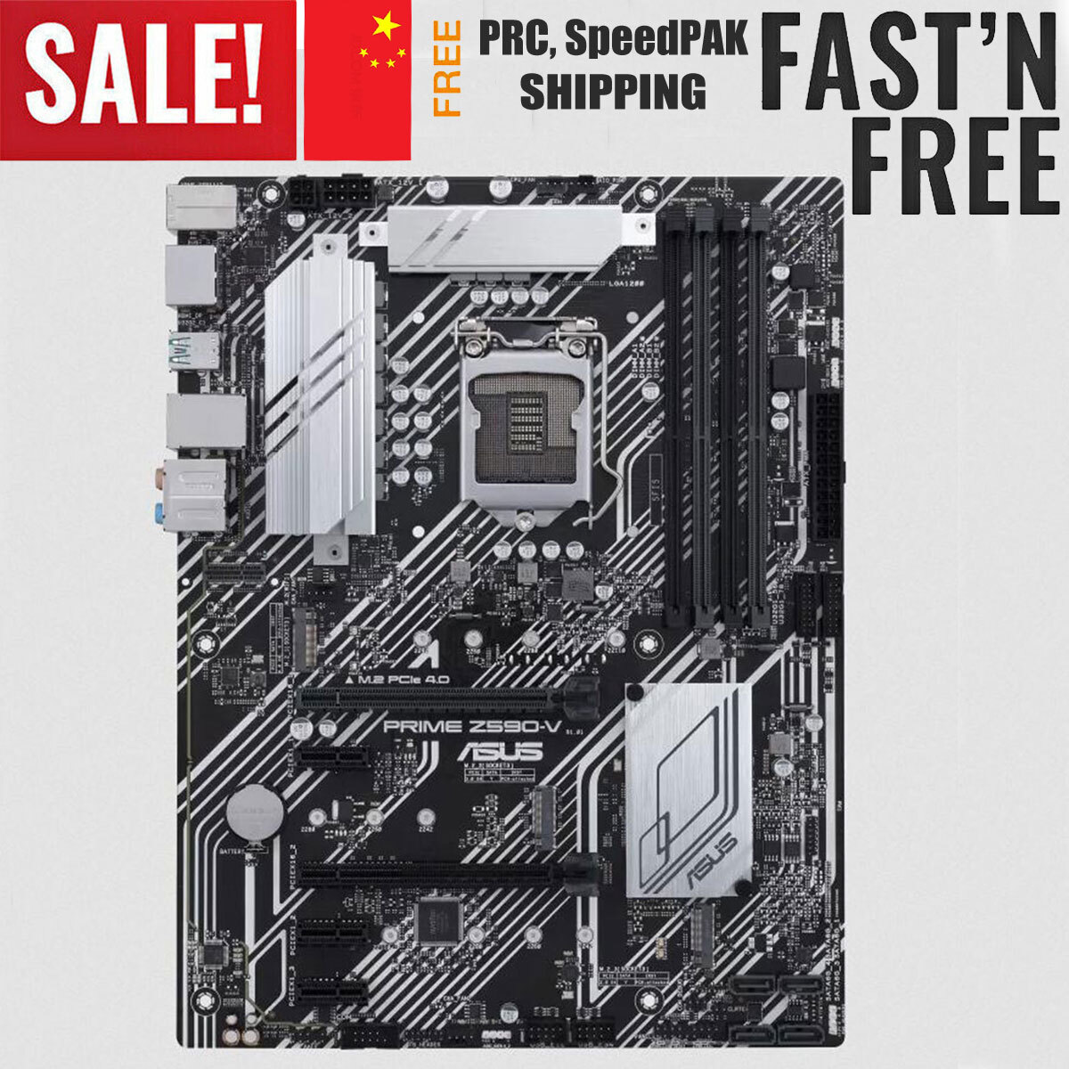 For ASUS Prime Z590-V LGA 1200 Motherboard 4*DDR4 HDMI DP LAN