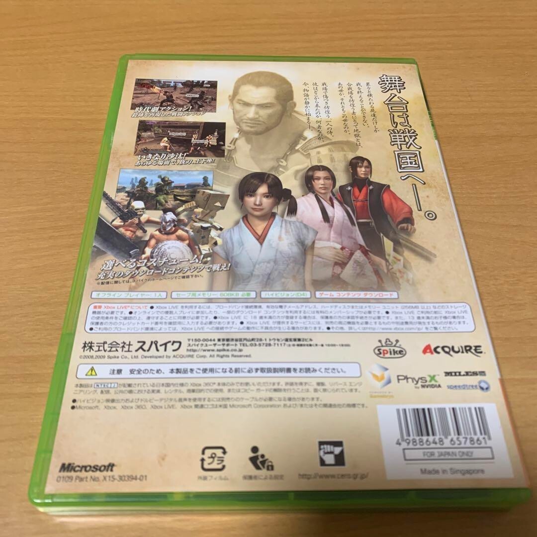 Xbox360海外版ソフト  14点 USE Way of the Samurai 3 360 spike Microsoft Xbox 360 japan