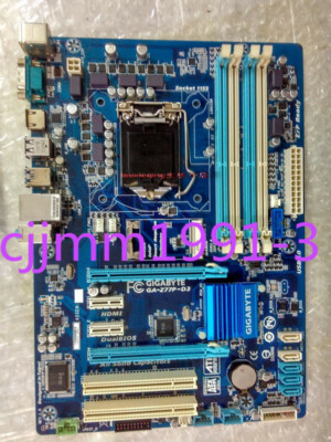 Gigabyte Technology GA-Z77P-D3 LGA 1155/Socket Intel Motherboard+I/O baffle #Y1