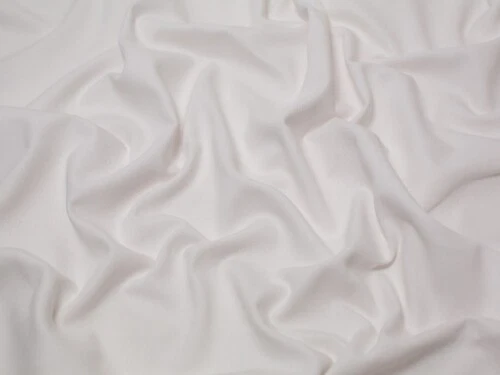 White stretch denim fabric sales