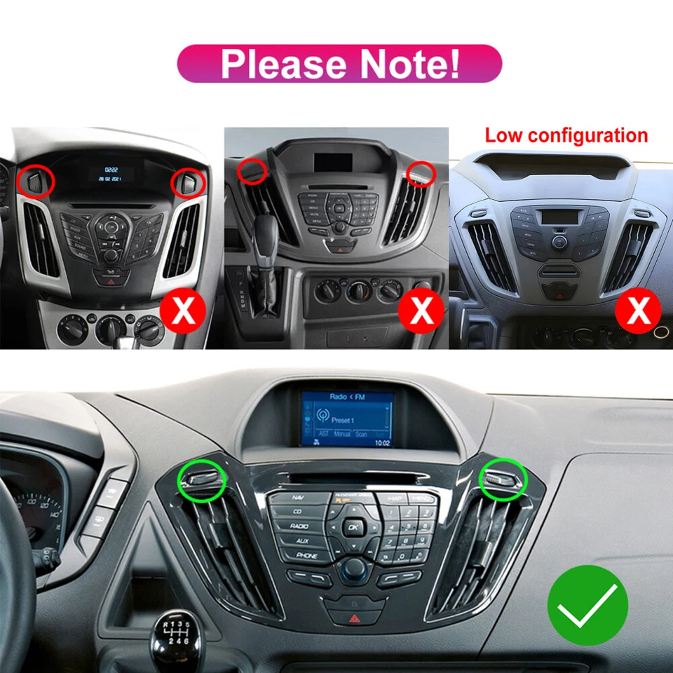 4+64GB AUTORADIO GPS ANDROID 13 DSP BT Carplay Für Ford Transit Custom 2013-2018 - Bild 4 von 4