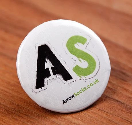 ArrowSocksAS Logo Round Badge