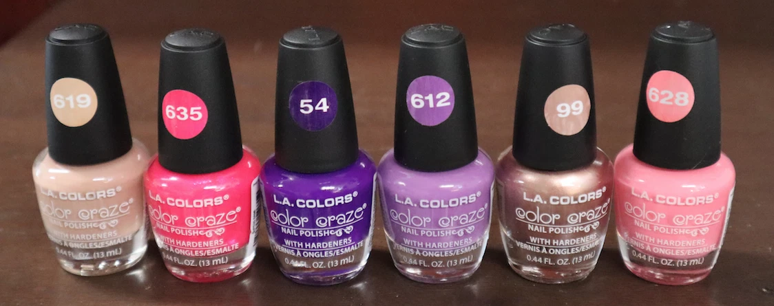 LA Colors Color Craze GEL Nail Polish .44 Fl Oz NEW Set Of 2 Glow In Night  Light | eBay