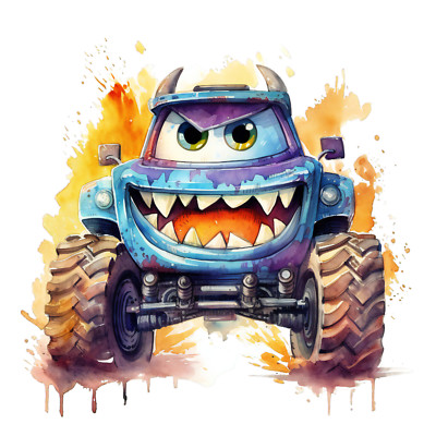 XXL car decal sticker monster truck sticker