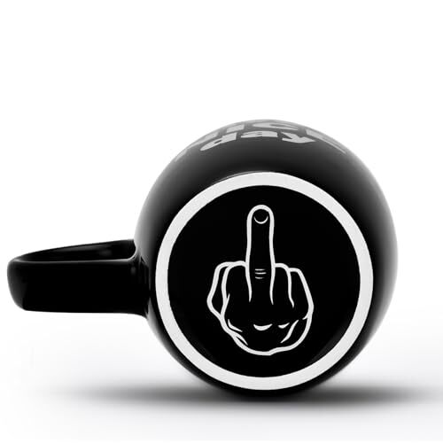 White Elephant Gifts for Adults, 16 OZ Coffee Mug Funny Gifts for Women Black - Picture 3 of 8