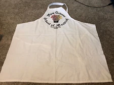 VTG New Orleans French Quarter Apron Southern Jax Brewery School Of Cooking