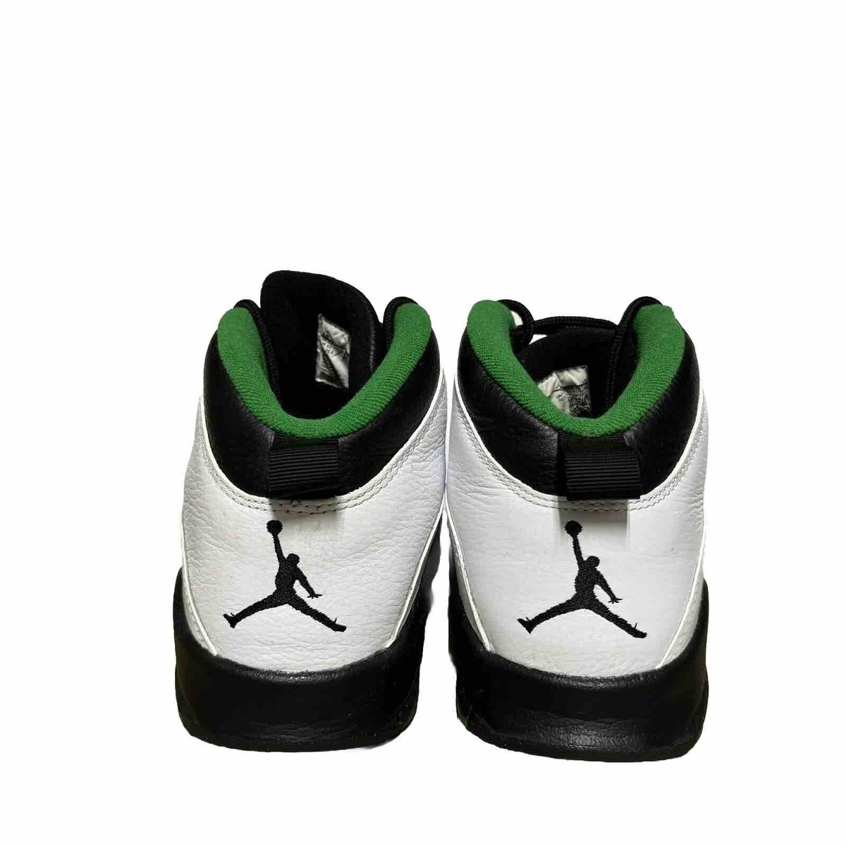 Nike Air Jordan 10 Retro Size 8.5 Mens Sneakers Green And White | eBay