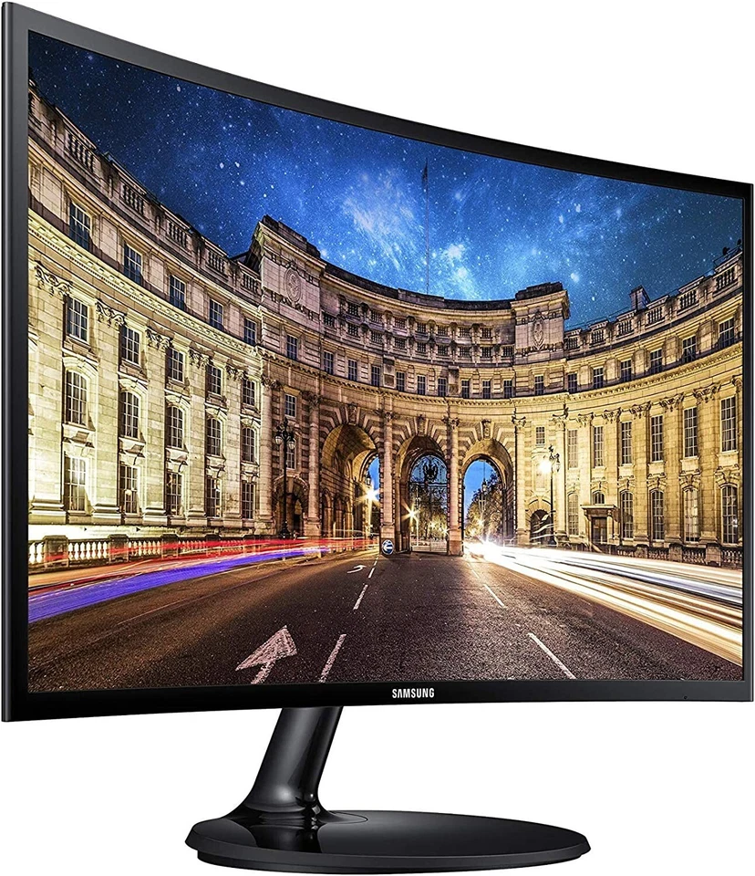 Samsung 27-inch Business 390 Series C27F390FHN Curved Screen LED-Lit Monitor - Image 2 of 4