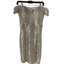 Women’s Windsor Off Shoulder Sequin Mini Dress Size 7/8 5313 Special Event