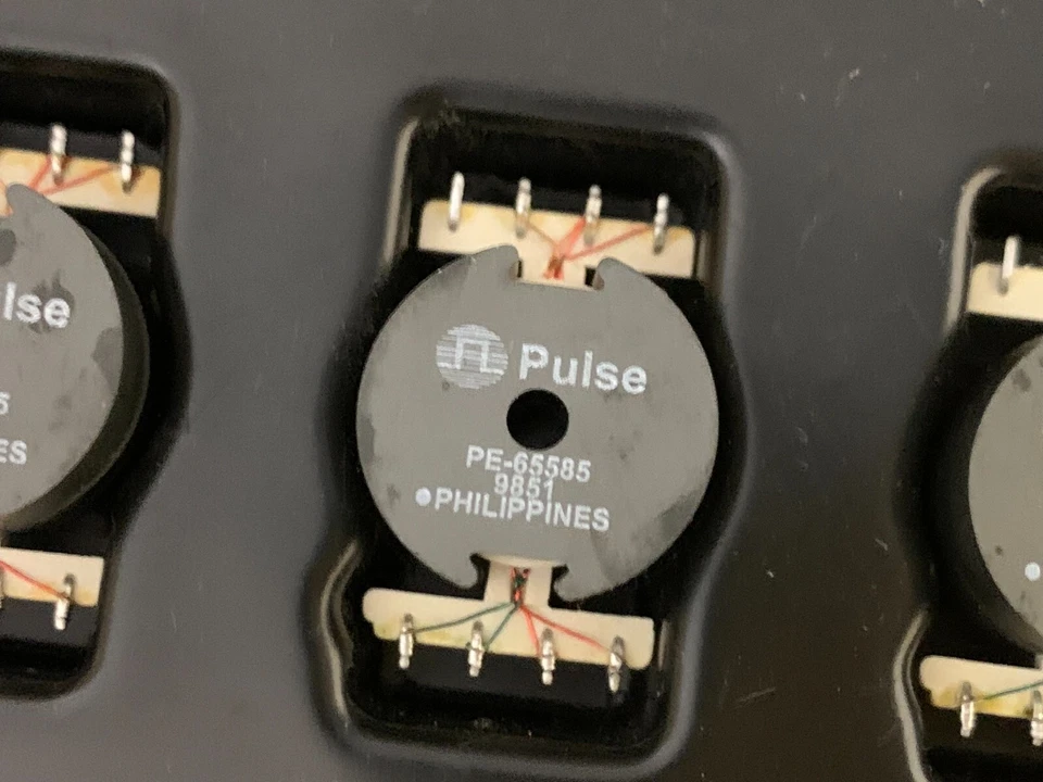 5-PCS Pulse PE-65585 ISDN U-Interface Inductor Power Wirewound Transformers - Image 2 of 4
